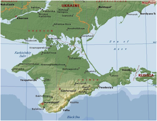 map Crimea